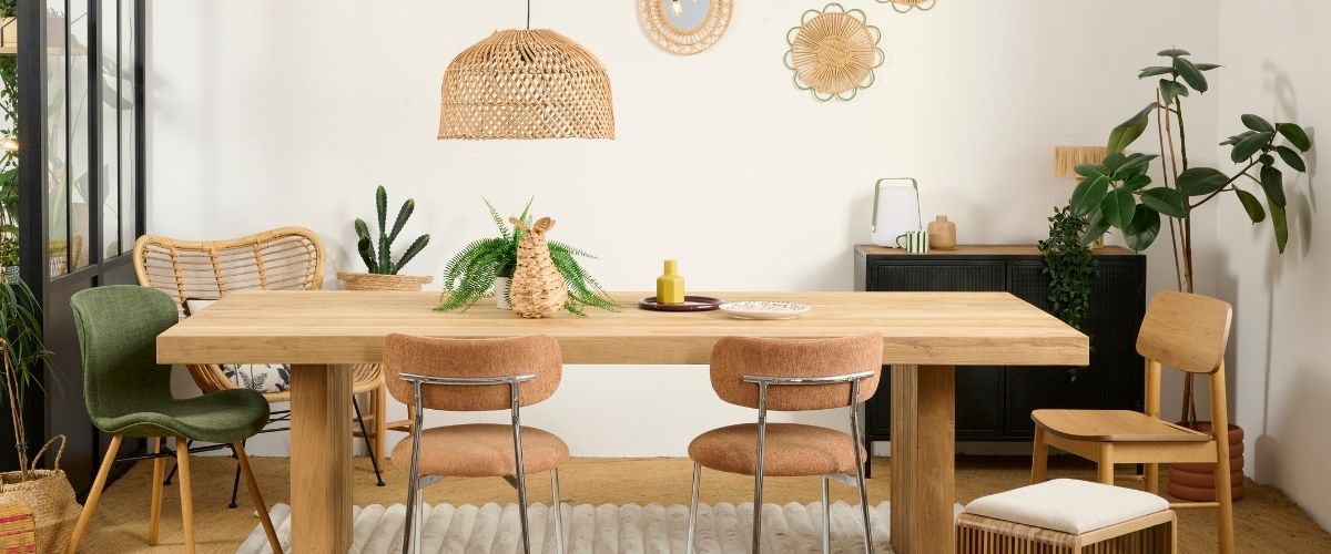 Tables en teck massif Table jardin en bois