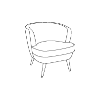 Fauteuils de salon Fauteuils en tissu